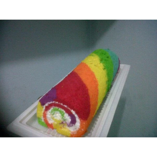 Rainbow Cake Roll 