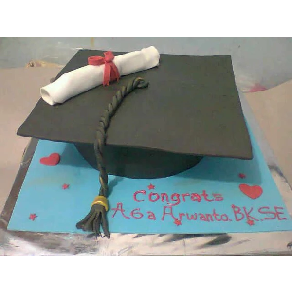 Oakland graduation cake