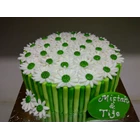 Flower fondant cake 1