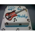 Guitar birthday cake 1
