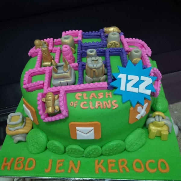 birthday cake Clans of Clans