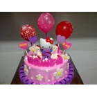 birthday cake balloon hellokitty 1