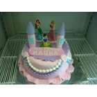 Pretty princess birthday cake 1
