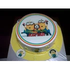 Birthday cake picture minion 1