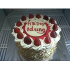 Birthday cake stroberry 1