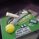 Tennis birthday cake 1