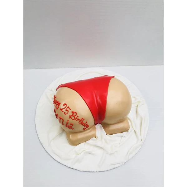 sexy butt cake