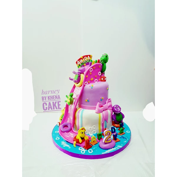 Barney cake unyu