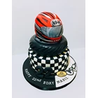 Helmet cake 1